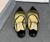 Женские кожаные босоножки Jimmy Choo черные лакированные с ремешком 2025