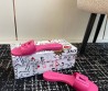 Женские резиновые шлепанцы Dolce & Gabbana розовые 2025