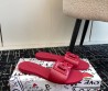 Женские резиновые шлепанцы Dolce & Gabbana темно-розовые 2025