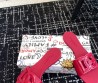 Женские резиновые шлепанцы Dolce & Gabbana темно-розовые 2025