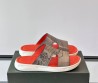 Мужские кожаные шлепанцы Berluti Shadow бежевые 2025