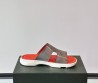 Мужские кожаные шлепанцы Berluti Shadow бежевые 2025