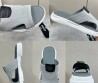 Мужские текстильные шлепанцы Berluti серые 2025