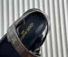 Женские кожаные сандалии Louis Vuitton Sunset коричневые 2025