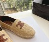 Женские плетеные эспадрильи Celine бежевые 2025