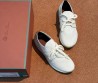 Женские текстильные кроссовки Loro Piana молочные 2025
