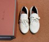 Женские текстильные кроссовки Loro Piana молочные 2025