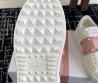 Женские кожаные кроссовки Valentino Rockstud Untitled белые с розовым 2025