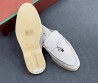 Женские замшевые лоферы без задника Loro Piana Summer Charms Walk белые 2025