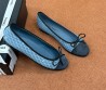 Женские текстильные балетки Chanel голубые 2025