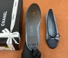 Женские текстильные балетки Chanel голубые 2025