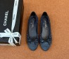 Женские текстильные балетки Chanel синие 2025
