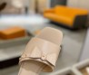 Женские кожаные шлепанцы Louis Vuitton х Murakami бежевые с бантом 2025