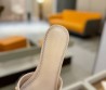 Женские кожаные шлепанцы Louis Vuitton х Murakami бежевые с бантом 2025