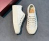 Женские текстильные кеды Gucci белые с резиновым носком 2025