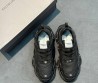 Женские кожаные кроссовки Balenciaga черные 2025
