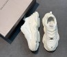 Женские кожаные кроссовки Balenciaga белые 2025