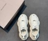 Женские кожаные кроссовки Balenciaga белые 2025