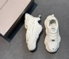 Женские кожаные кроссовки Balenciaga белые 2025