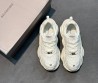Женские кожаные кроссовки Balenciaga белые 2025