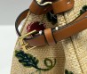 Женская текстильная сумка Valentino бежевая с вишнями 22х19х11 2025
