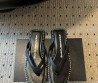 Женские кожаные шлепанцы Alexander Wang черные 2025
