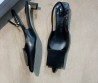 Женские кожаные туфли Jacquemus черные 2025