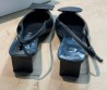 Женские кожаные туфли Jacquemus черные 2025