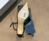 Женские текстильные туфли Jacquemus синие джинсовые 2025
