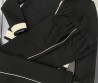 Женский костюм Gucci черный с белыми полосками 2025