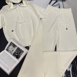Женский костюм Christian Dior из тенселя белый 2025