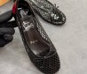 Женские плетеные туфли Christian Louboutin черные 2025