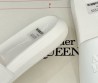 Мужские резиновые шлепанцы Alexander McQueen белые 2025