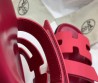 Женские кожаные шлепанцы Hermes розовые 2025