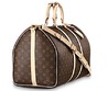 Кожаная дорожная сумка Louis Vuitton Keepall Brown