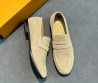 Мужские замшевые лоферы Tod's бежевые 2025
