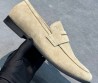 Мужские замшевые лоферы Tod's бежевые 2025