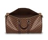 Сумка ручная кладь кожаная Louis Vuitton Brown