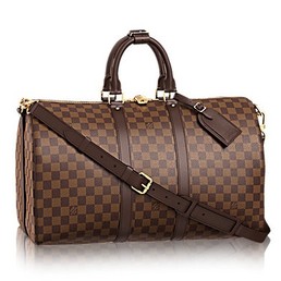 Сумка ручная кладь кожаная Louis Vuitton Brown