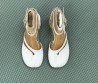 Женские кожаные туфли Maison Margiela белые 2025