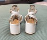 Женские кожаные туфли Maison Margiela белые 2025