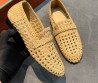 Женские плетеные лоферы Loro Piana Leon бежевые 2025