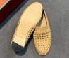 Женские плетеные лоферы Loro Piana Leon бежевые 2025