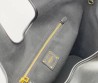 Женская кожаная сумка Prada 34х23х16 черная 2025