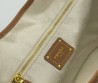 Женская текстильная сумка Prada 34х23х16 бежевая 2025