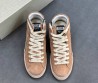 Женские высокие замшевые кеды Golden Goose Mid Star LTD бежевые 2025