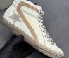 Женские высокие кожаные кеды Golden Goose Mid Star LTD белые 2025