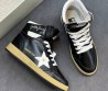 Женские высокие кожаные кеды Golden Goose Mid Star LTD черные 2025