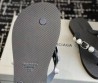 Женские резиновые шлепанцы Balenciaga черные с металлическими украшениями 2025