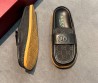 Женские комбинированные мюли Gucci черные 2025